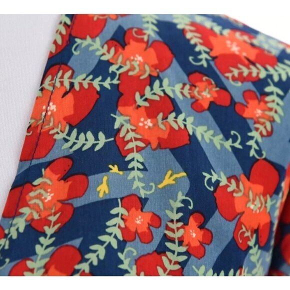 Lularoe Womens Bianka Kimono Jacket Cardigan Unicorn Floral Print Sz Small 3 - Picture 6 of 11